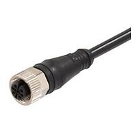 Molex 1200659518 ເສັ້ນສາຍເຊນເຊີ / ເສັ້ນສາຍອັກຊັວເຕີ CSE M12 5P AC FE STR WSOR 1M SE UNSH BK