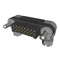 Amphenol Socapex MHDAS2M016YCE61 ຕົວເຊື່ອມ Micro HDAS 16 ຕົວຜູ້ຊາຍມຸມຂວາ ສາຍຫົວຄອມພິວເຕີ contacts16 ຕຳແໜ່ງ ເຂົ້າຫົວ 1.27 mm 2 ແຖວ ມຸມຂວາ