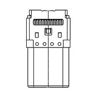 Adam Tech USB-C32-S-PLUG-EH-SMT-CS1A-DC-TR ປລັກ USB C 3.1 Plug, R/A Edge Hange, SMT, 24P