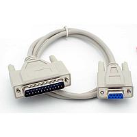 CHINA Cáp Com to LPT 9 pin com port cable (RS 232) to 25 pin LPT