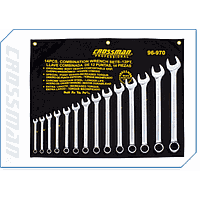 Crossman 96-970 14 Piece SAE Combination Wrench Set (3/8 - 1-1/4 inch)
