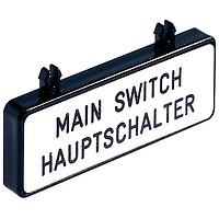 SIEMENS 3LD92861A ປ້າຍລາຍງານ 3LD2 SWITCH ACC LABEL 47X17MM ENGL/GERM