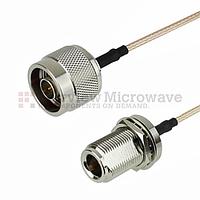 Fairview FMC0111315 N Male to N Female Bulkhead Cable RG-316 Coax