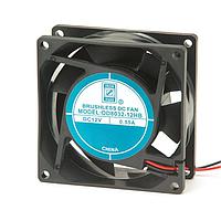 Orion Fans OD8032-12MS ພັງລົມ DC Axial, 80x80x32mm, 12VDC, 32CFM, ບູລິການ Sleeve, 2x ສາຍນໍາສະເໜີ UL1007 24AWG