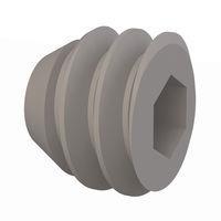 Essentra Components 010440T009 ຊຸດສະກຣູ Set Screw, ຫົວບ່ອນ Socket, ກະດູກ #4-40, ຄວາມຍາວ 3/32