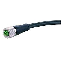 HARTING 21343300544015 ເສັ້ນສາຍອ່ານສະເຫຼີມ / ເສັ້ນສາຍກະຕຸ້ນ M12 K-cod 4+PE st/- f /- PUR 1,5m