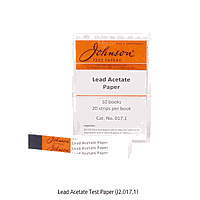 Johnson Test Papers J2.017.1 ເກົາຫຼັກການທົດສອບ Lead Acetate, ສໍາລັບ Sulphide 200Strip