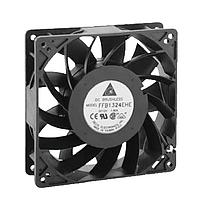 Delta Electronics, Inc. FFB1312VHE-R00 ພັງລົມ Axial DC Axial, 127x38mm, 12VDC, ຕິດລັອກເຄື່ອງຈັບຄວາມໄວ