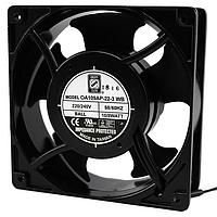 Orion Fans OA109AP-22-3WB ພັງລົມ AC ພັງລົມ Axial, 120x120x38mm, 230VAC, 52CFM, 8W, 25dBA, 1600RPM, Ball, Lead Wires