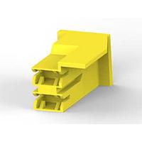 AMP Connectors - TE Connectivity 1969717-3 ກອງຫ້ອງ HSG, REC., POS-LOCK, MK I 2P, 6.35SR YEL