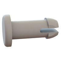 Essentra Components 27PIF0045 ອຸປະກອນກົດເຂົ້າ Push-In, ຮູ .115, ຄວາມຫນາຂອງແຜ່ນ .235