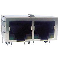 Abracon ARJ12A-MASD-A-B-EMU2 ມັກເຕິກແຈັກ RJ45 JACK 2PORT 100 BASE-TX