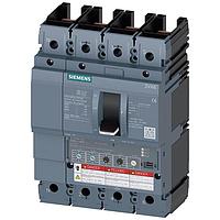 SIEMENS 3VA61105HN410AA0 ຕົວປົກປ້ອງລະບົບ BRKR 3VA61 4P 100A 35KA ETU3-LSI