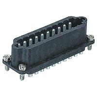 HARTING 09700202621 ອິນເຊີດ MALE INSERT HAN 16A 20 POLE