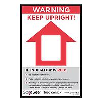 SpotSee 26102 TiltWatch XTR ປ້າຍປະກັບ TiltWatch XTR (200 ປ້າຍ/ມ้วน) ຂະໜາດ: 5.75" x 8.75"