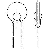 EPCOS B59755B0115A070 PTC Thermistors 500  OHM 25%