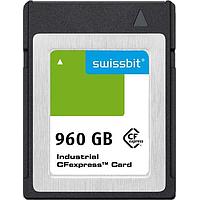 Swissbit SG2000CE960GI-1TB2-1DB-STD ບັດຈຳຫຼັກອຸດສາຫະກຳ CFexpress Card, G2000, 960 GB, 3D TLC Flash, -40C ຫາ +85C