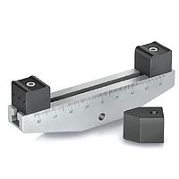 KERN AD 9305 ອຸປະກອນບິດ 3 ຈຸດຂະຫນາດນ້ອຍ (2kN, anodised aluminium)