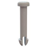 Essentra Components 27PIF0108 ອຸປະກອນກົດເຂົ້າ Push-In, ຮູ .093, ຄວາມຫນາແຜ່ນ .460