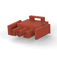 AMP Connectors - TE Connectivity 1-480700-1 ປຸກຮາວຊິ້ງ PLUG HOUSE 3 POS BROWN UL94V-2