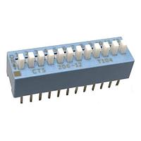 CTS Electronic Components 206-12ES ສະຫຼັບ DIP 12 ສ່ວນສະຫຼັບ SPST