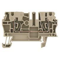 Weidmuller 1683430000 ບລັອກຂໍ້ມູນຜ່ານ Feed Through Terminal Block ZDU 2.5/4AN GE