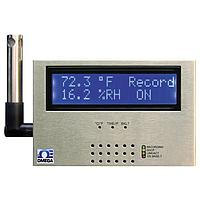 OMEGA ISDTHP-5-CAL-3-HU ການຕິດຕາມແລະບັນທຶກສິ່ງແວດລ້ອມຜ່ານອິນເຕີເນັດ (124 °C, 0 to 100% RH, Probe, Wall mount bracket)