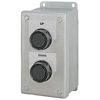 SIEMENS 52C223S ປຸ່ມກົດສະຫນອງ 30MMSTATION, ສເຕນເນລສສະຕີນ, CMPLT, 2HOLE