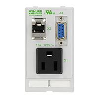 Murrelektronik 4000-68000-4020000 ໂມດູນ Ethernet I/O MODLINK MSDD SINGLE COMBI INSERT USA NEMA 5-15, 1xSUD-D9 ຍິງ/ຊາຍ + 1xRJ45 ຍິງ/ຍິງ