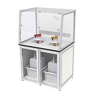 CHC lab C-LWS-090 ຖັງຂີ້ເຫຍື້ອຂອງແຫຼວ (Dual, 900x790x1430mm)