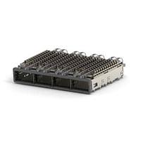 AMP Connectors - TE Connectivity 2057183-2 ການປະກອບກະຕ່າງ 1x4 QSFP Kit Assy LP& HS SAN
