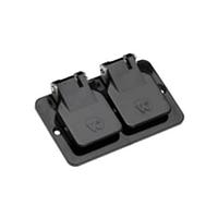 Molex 1301380026 ຈອງສາຍແລະທາງຜ່ານສາຍ DUP CVR PLATE WEATHER-PROOF BLACK