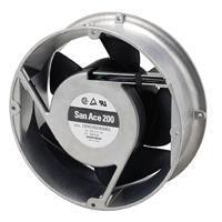 Sanyo Denki 109E2024MH001 ພັງລົມ Axial DC Axial, 200x70mm ຮອງດ້ວຍຮູບກົງ, 24VDC, ບໍ່ມີຂອງຍືດ, Tachometer