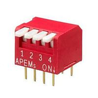 APEM NDPL04V ສະຫນັບ DIP DIP SWITCH DP PIANO STYLE
