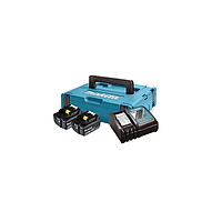 MAKITA 198116-4 ຊຸດແຫຼ່ງພະລັງງານ (BL1860B*2/DC18RC)