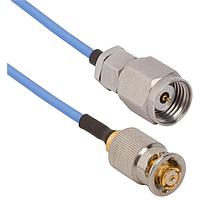 Amphenol SV Microwave FQSMP-047-MS185-120 ສາຍສັນຍານ RF SMP F QB ເຖິງ 1.85mm STR M 12" ສາຍ
