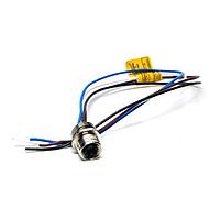 Molex 1200845107 ເສັ້ນສາຍອ່ານສະເຫຼີມ / ເສັ້ນສາຍກະທົບ M12-RECEPT-4P-FEM-FR-M16-0.3M