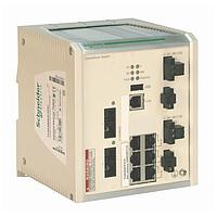 SCHNEIDER TCSESM063F2CU1 ສະຫນັບສະຫນູນ Managed Ethernet Switches CONNEXIUM EXTENDED SWITCH 6TX / 2FX-MM