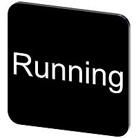 SIEMENS 3SU19000AF160EB0 ປ້າຍປ້າຍປ້າຍ, ປ້າຍປ້າຍ INSCR. LABEL ສີດຳ 22 X 22MM, ກຳລັງເດີນ