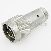 Fairview  SA18N-04 4 dB Fixed Attenuator N Male To N Female Up To 18 GHz Rated To 2 Watts With Passivated Stainless Steel Body