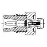 AMP Connectors - TE Connectivity 446748-1 ຕູ້ແລະການເຊື່ອມຕໍ່ພານເລດ COAX PIN ADAPTER