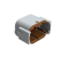 Amphenol SINE Systems ATM06-08SD-CAP ອຸປະກອນເພີ່ມຝາຝຸ່ນປຸ່ມ 8 ຕໍ່ຕົວແປ D ສີນ້ຳຕານ