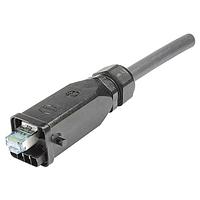 HARTING 09451251720 ຕູ້ເຊື່ອມຕໍ່ແບບມົດູລາ / ຕູ້ເຊື່ອມຕໍ່ Ethernet RJI HYB PLUG 8-POL