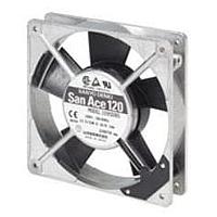 Sanyo Denki 109S487-20 ພັນລະຫັດ Axial Axial Fan, 120x120x25mm, 230VAC, Sensor Voltage 4.5VDC-5.5VDC (ສໍາລັບ 5VDC), Alarm