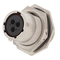 Amphenol SINE Systems RT07123SNH-K ຊຸດຕິດຕໍ່ Jam Nut Recpt Socket 16Awg 3 pin