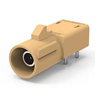 Raydiall Automotive R197.166.I28 ຕໍ່ຕົວ PCB ມຸມຂວາ ປັດແລະປະກອບໂປໄຟລ໌ຕ່ຳ Fakra PCB header coding I