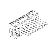 AMP Connectors - TE Connectivity 1-1740501-4 ຕົວເຊື່ອມຕໍ່ລົດໄຟຟ້າ AMP DUOPLUG 2.5 MKII 4P W. PCB LOCK