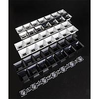 Ledil C18806_DAISY-7X1-BW ເຄື່ອງມອງມີຫຼາຍເລນ 80 ອົງສາ BATWING MULTI-LENS SHADE ຂາຍແຍກ