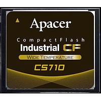 Apacer AP-CF128MRHNS-ETNRK ບັດ Compact Flash Cards Industrial CS710-CF SLC Non-Removable 128MB 24nm Wide Temp