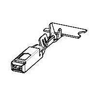 AMP Connectors - TE Connectivity 5-1703282-1 ຕິດຕໍ່ດ່ວນ MQS SOCKET CONTACT, 2POINT, CL